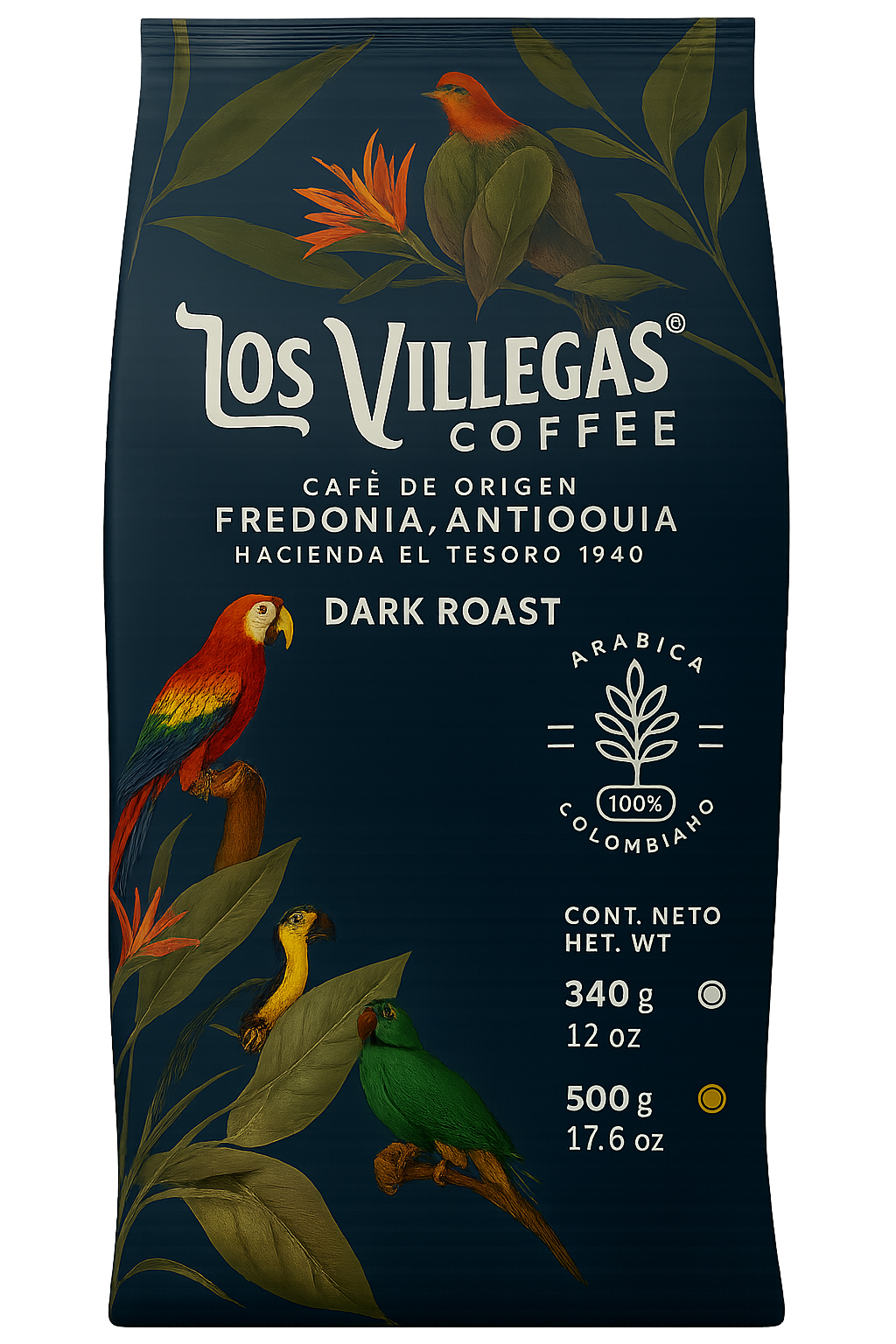 Dark Roast – 17.6 oz Whole Bean
